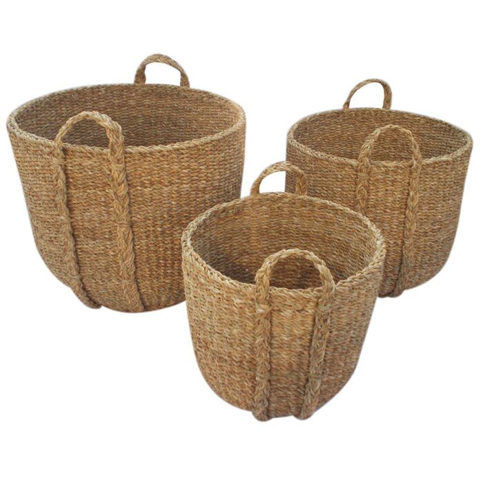 Seagrass Round Basket - Large