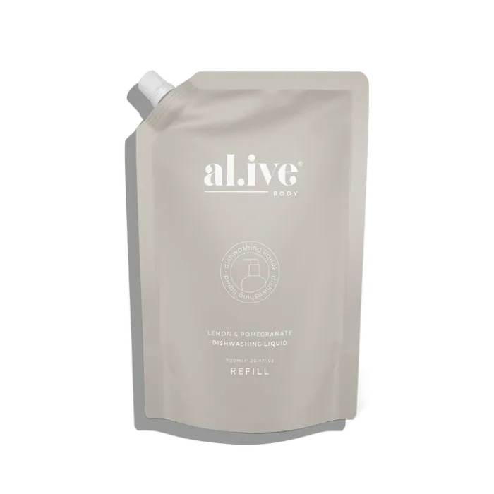 Al.ive Kitchen Dish Wash Refill - Lemon and Pomegranate