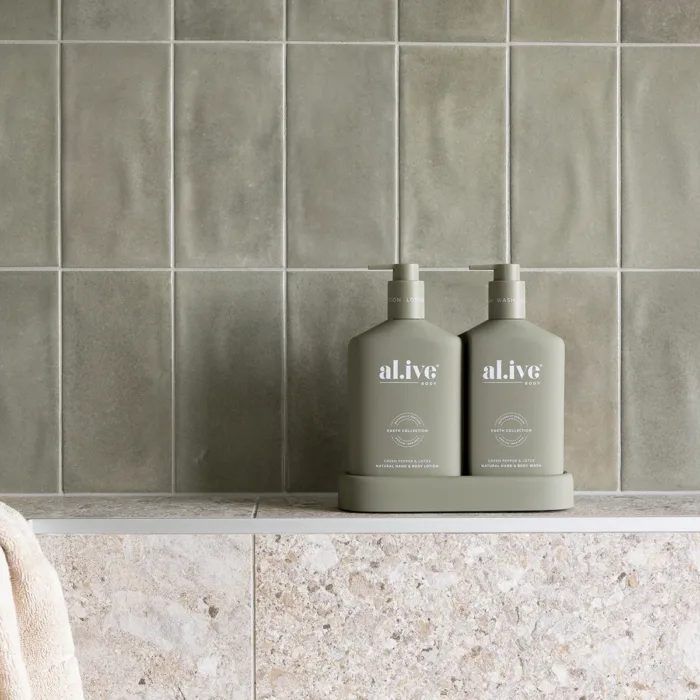 Al.ive Bathroom Duo - Green Pepper and Lotus - Image 2