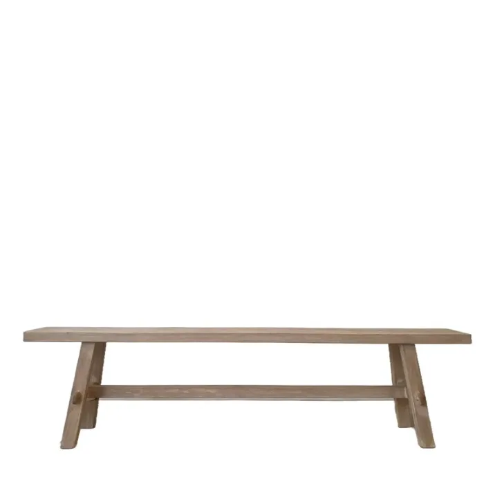 Reclaimed Wood Long Bench