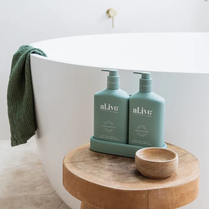 Al.ive Bathroom Duo - Kaffir Lime and Green Tea - Image 2