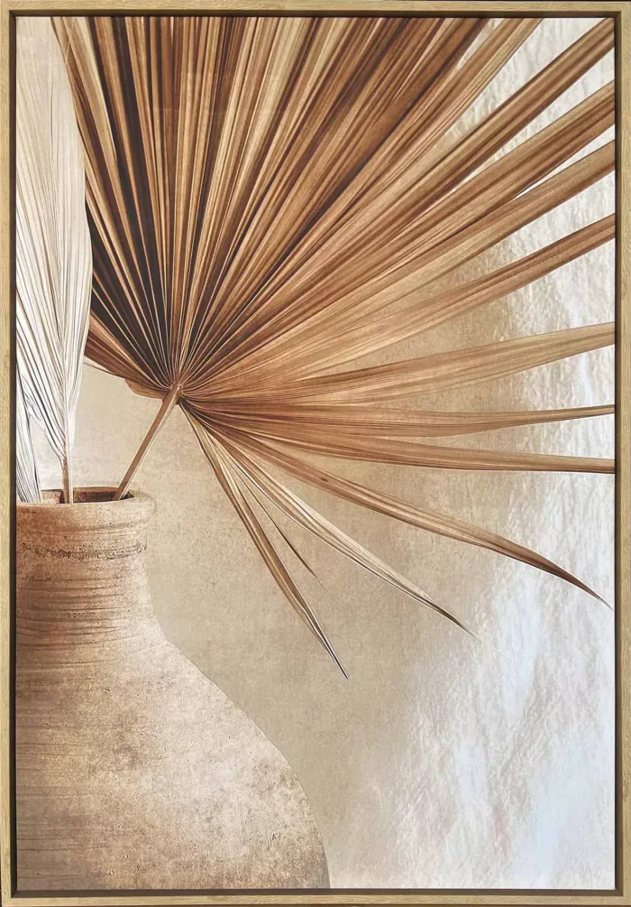 Terracotta Palm Wall Art