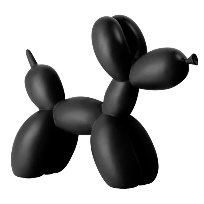 Balloon Dog Figurine Large - Black