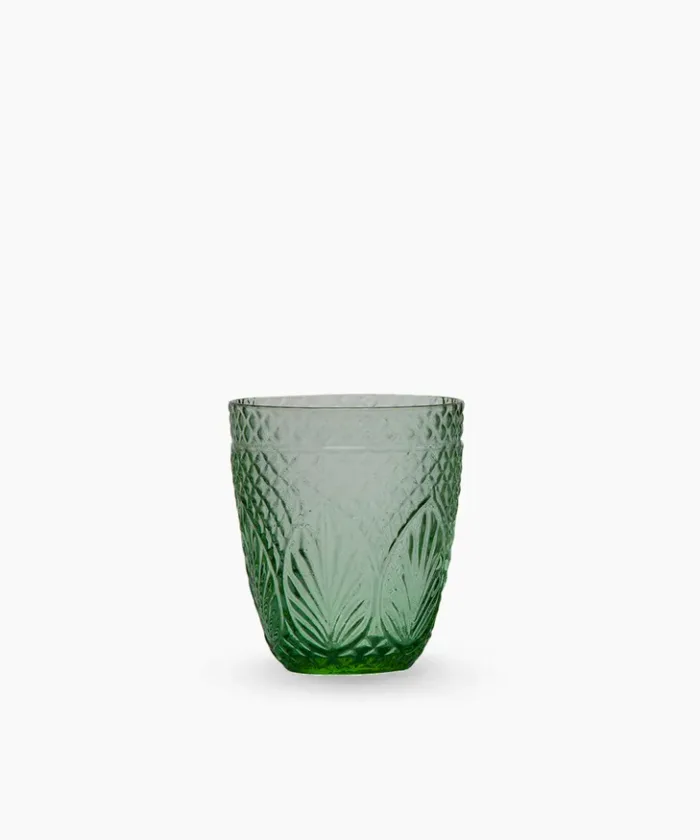 Vintage Tumbler Glass - Green