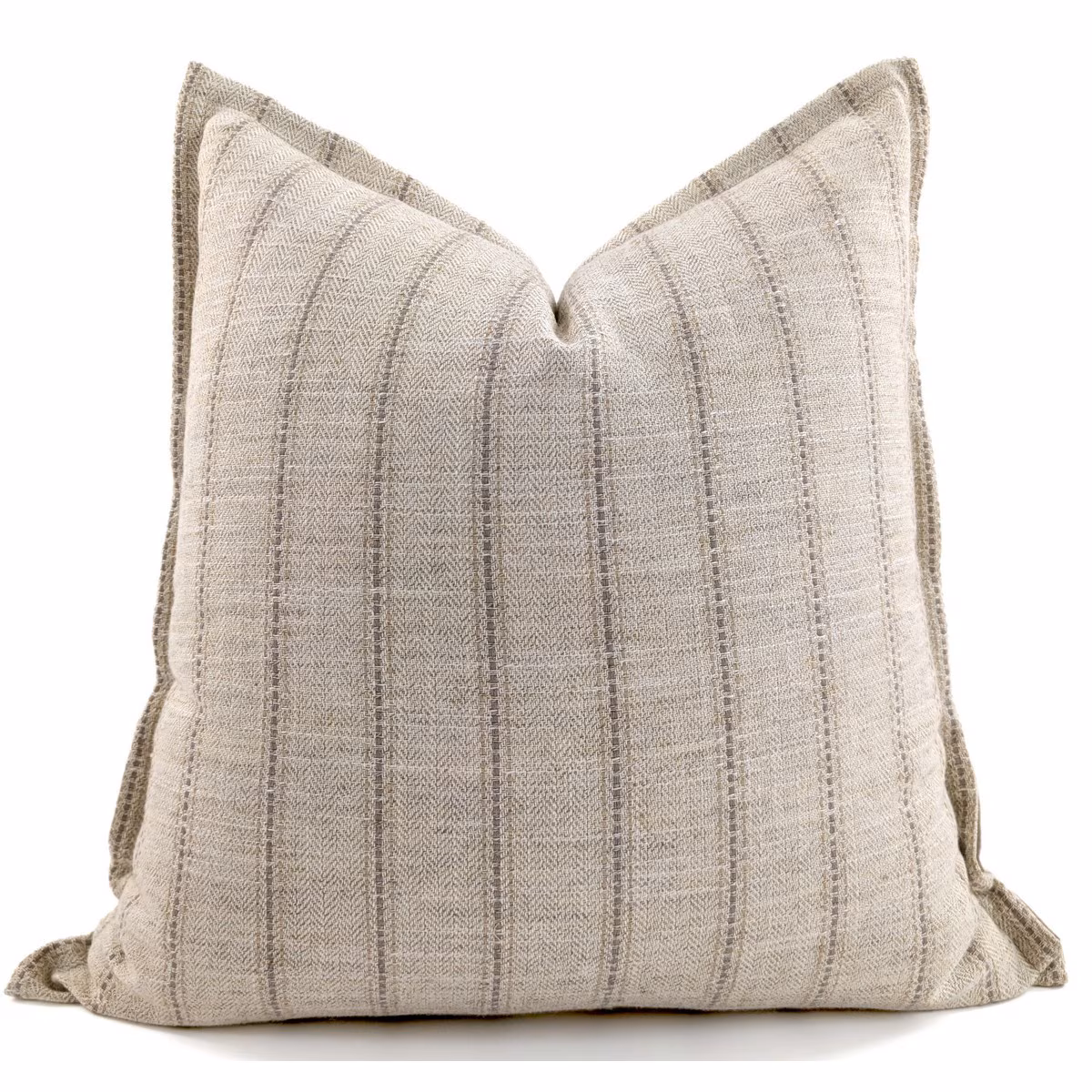 Snugg and Co Stripe Cushion - Beige