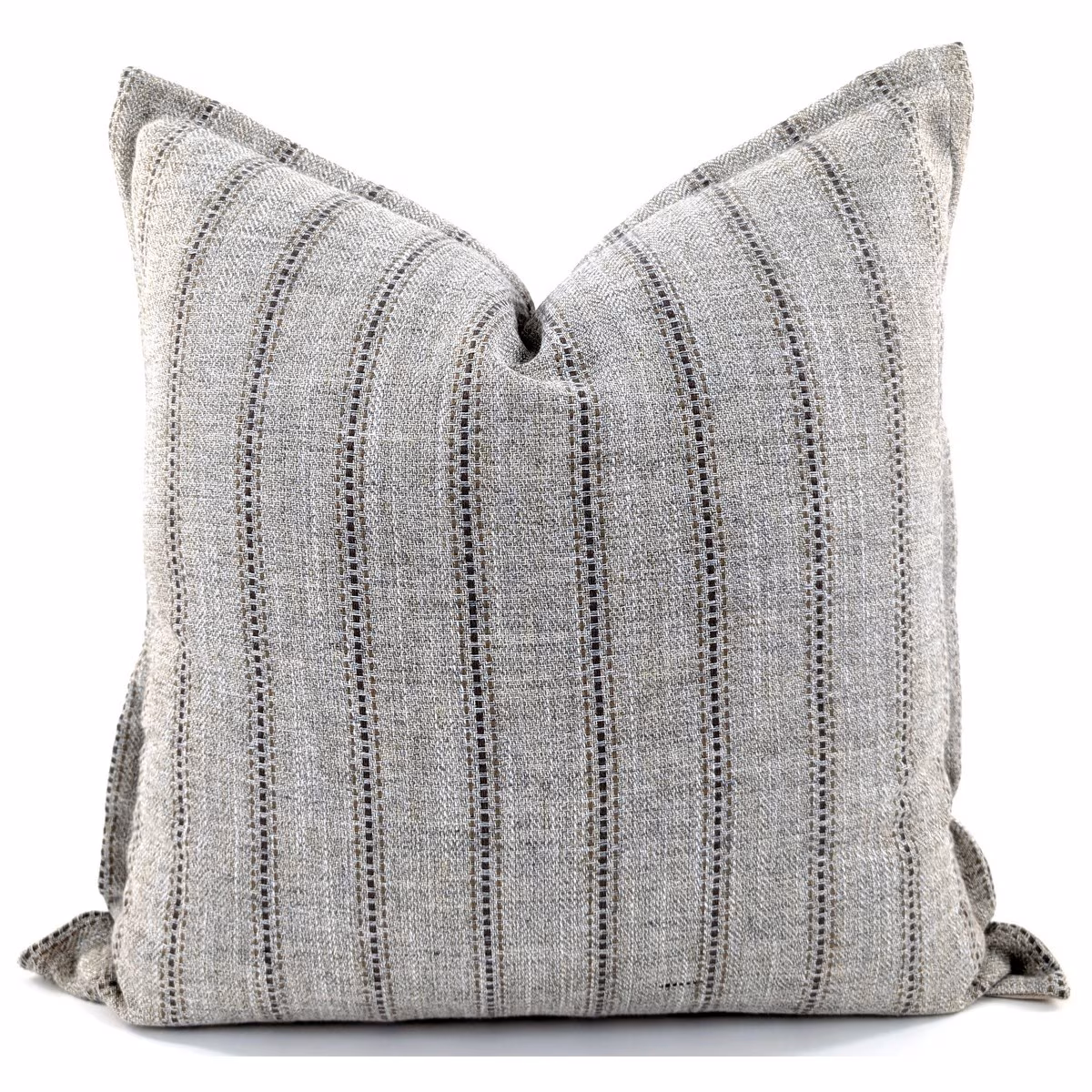 Snugg and Co Stripe Cushion - Grey