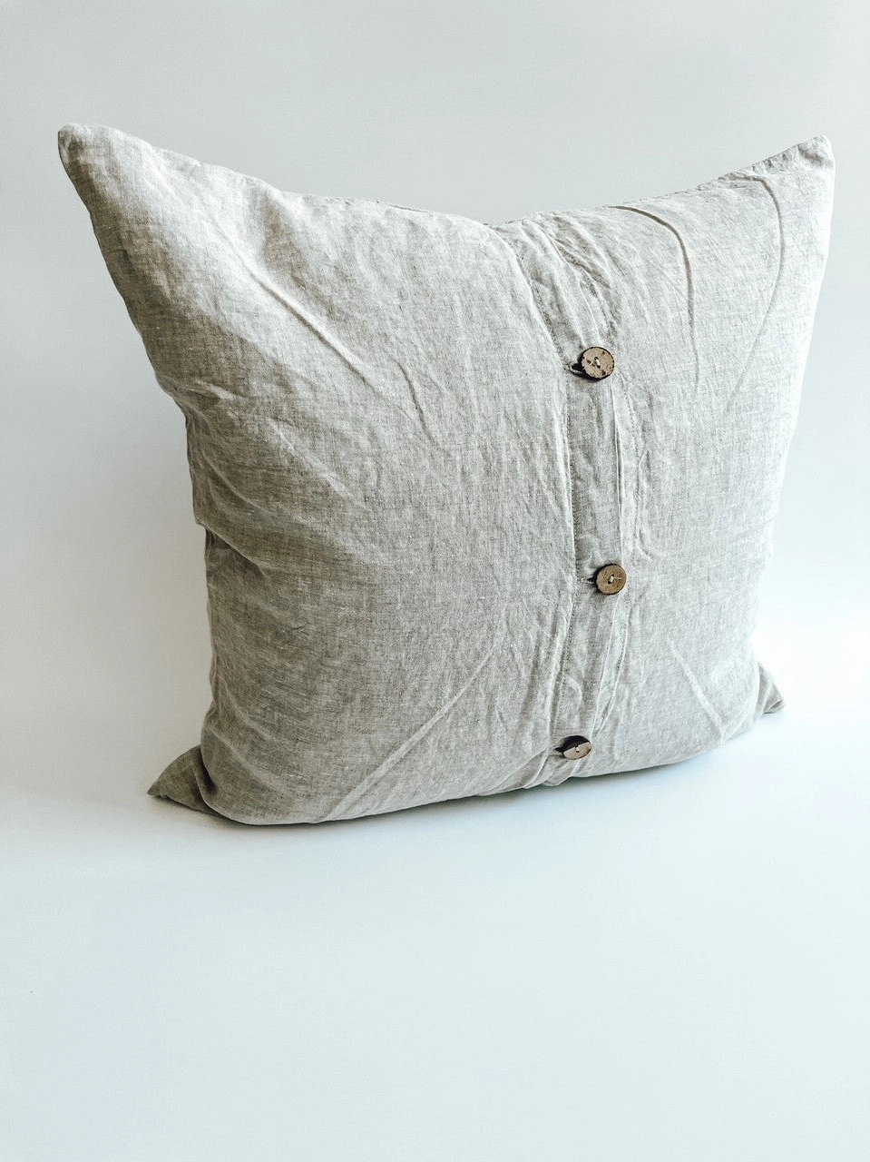 Pure Linen Cushion - Natural